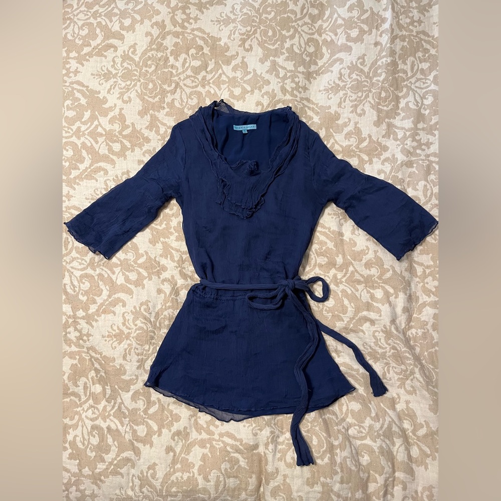 Antonio Melani Tie Waist Blouse